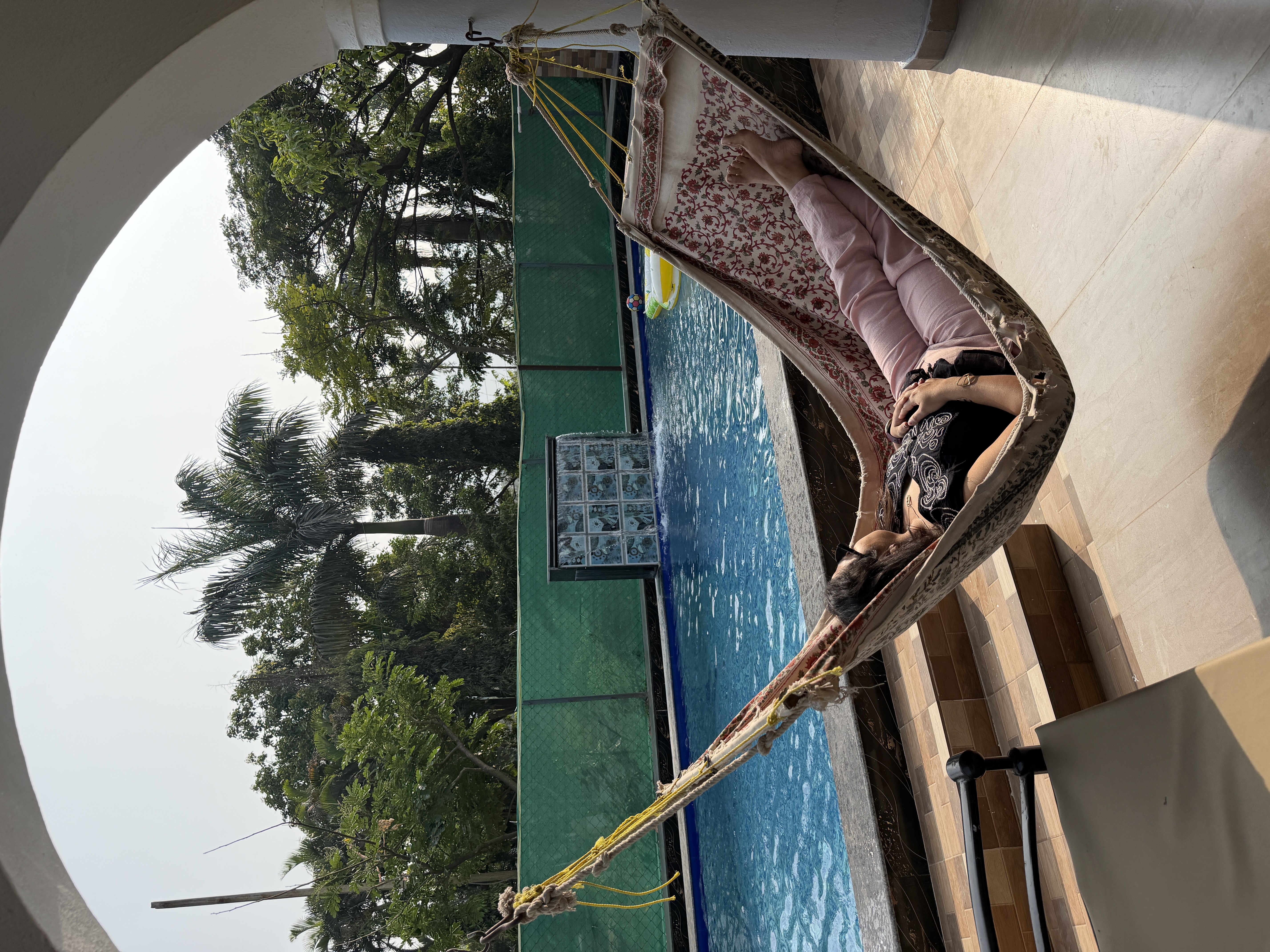 Pool side Hammocks
